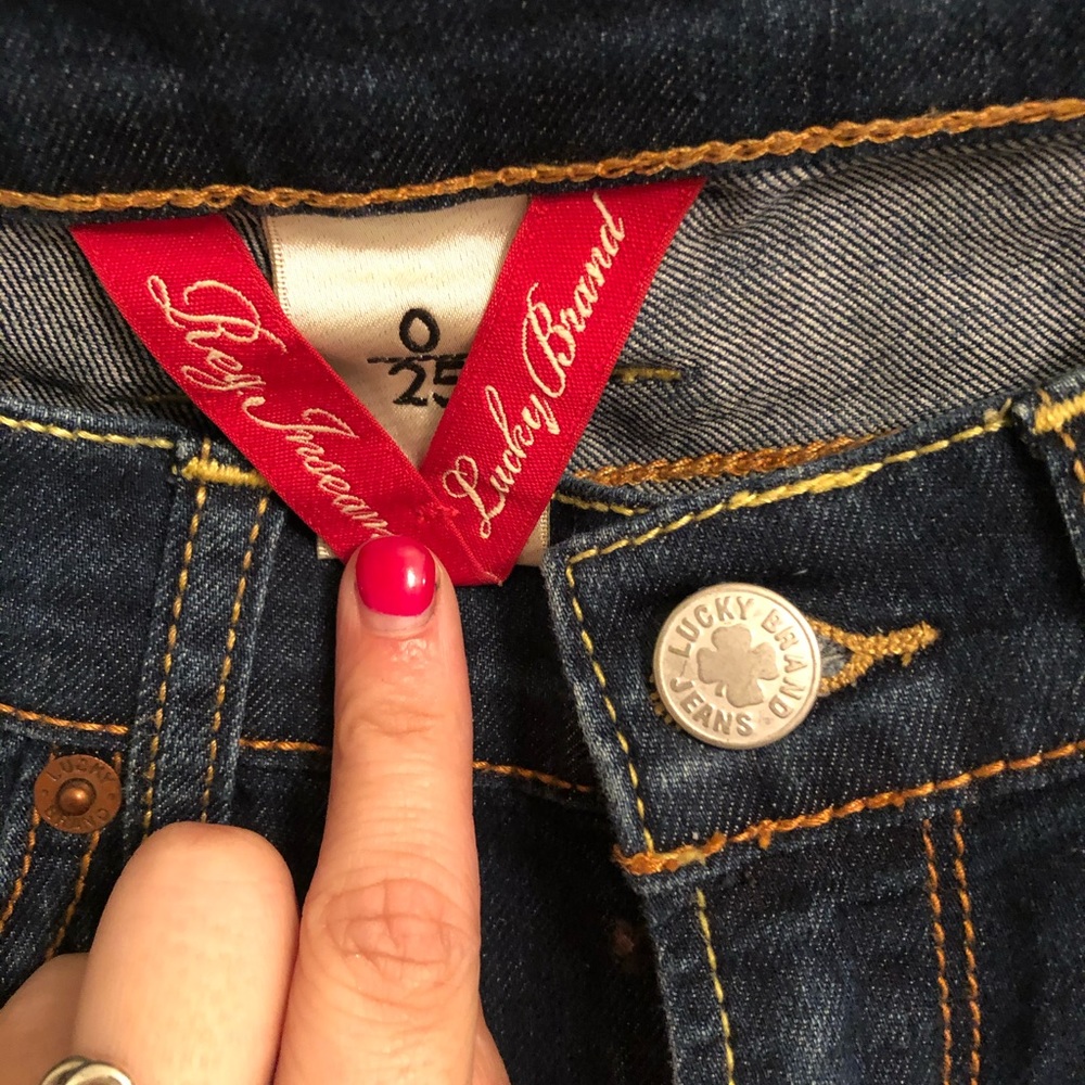 Size 0 lucky brand jeans